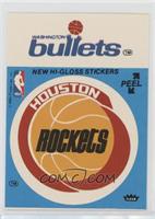 Houston Rockets Team, Washington Bullets Team (Blue)