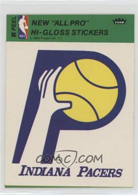 1976-78 Fleer NBA Basketball Team Stickers - [Base] #_INPA.1 - Indiana Pacers Team (Green)