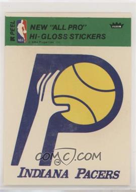 1976-78 Fleer NBA Basketball Team Stickers - [Base] #_INPA.1 - Indiana Pacers Team (Green)