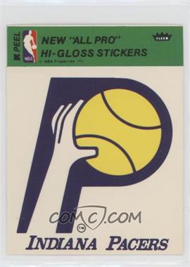 1976-78 Fleer NBA Basketball Team Stickers - [Base] #_INPA.1 - Indiana Pacers Team (Green)