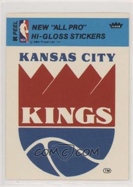 1976-78 Fleer NBA Basketball Team Stickers - [Base] #_KCKI.3 - Kansas City Kings Team (Blue)