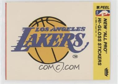 1976-78 Fleer NBA Basketball Team Stickers - [Base] #_LOAL.2 - Los Angeles Lakers Team (Yellow)