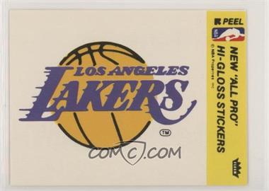 1976-78 Fleer NBA Basketball Team Stickers - [Base] #_LOAL.2 - Los Angeles Lakers Team (Yellow)