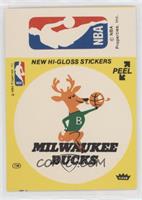 Milwaukee Bucks Team, NBA Logo (Yellow)