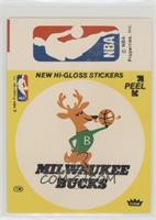 Milwaukee Bucks Team, NBA Logo (Yellow)