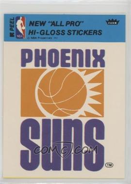 1976-78 Fleer NBA Basketball Team Stickers - [Base] #_PHSU.1 - Phoenix Suns Team (Blue)