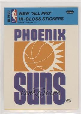 1976-78 Fleer NBA Basketball Team Stickers - [Base] #_PHSU.1 - Phoenix Suns Team (Blue)