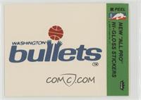 Washington Bullets Team (Green) [Good to VG‑EX]