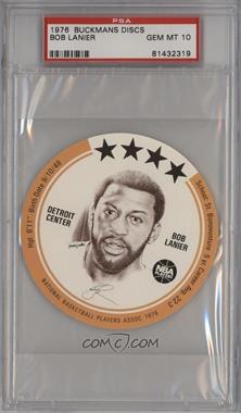 1976 MSA NBA Player Discs - [Base] - Buckmans #_BOLA - Bob Lanier [PSA 10 GEM MT]