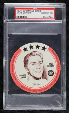 1976 MSA NBA Player Discs - [Base] - Buckmans #_DACO - Dave Cowens [PSA 10 GEM MT]