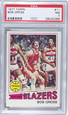 1977-78 Topps - [Base] - Gray Back #11 - Bob Gross [PSA 7 NM]