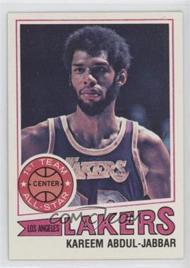 1977-78 Topps - [Base] - White Back #1 - Kareem Abdul-Jabbar