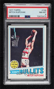 1977-78 Topps - [Base] - White Back #128 - Mitch Kupchak [PSA 8 NM‑MT]