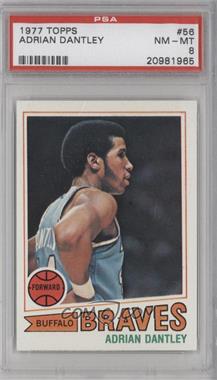 1977-78 Topps - [Base] - White Back #56 - Adrian Dantley [PSA 8 NM‑MT]