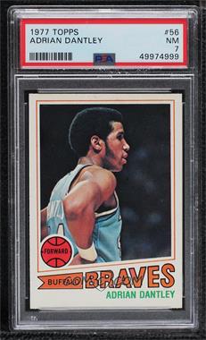 1977-78 Topps - [Base] - White Back #56 - Adrian Dantley [PSA 7 NM]