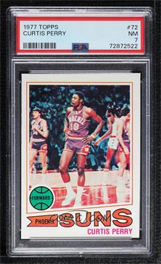1977-78 Topps - [Base] - White Back #72 - Curtis Perry [PSA 7 NM]