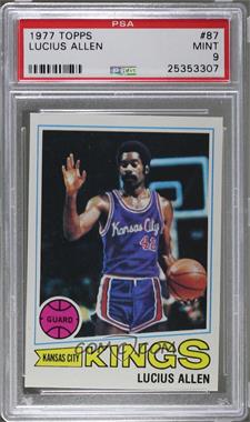 1977-78 Topps - [Base] - White Back #87 - Lucius Allen [PSA 9 MINT]