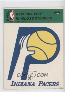 1978-79 Fleer NBA Basketball Team Stickers - [Base] #_INPA.1 - Indiana Pacers Team