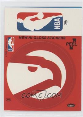 1978-79 Fleer NBA Basketball Team Stickers - [Base] #AHNB.1 - Atlanta Hawks/NBA Logo (Red)