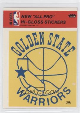 1978-79 Fleer NBA Basketball Team Stickers - [Base] #GSWA.2 - Golden State Warriors Team (Red Top)