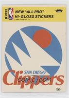 San Diego Clippers (Yellow) [Good to VG‑EX]