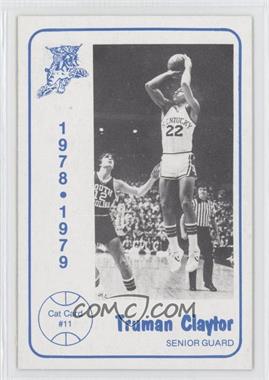 1978-79 Foodtown University of Kentucky Wildcats - [Base] #11 - Truman Claytor