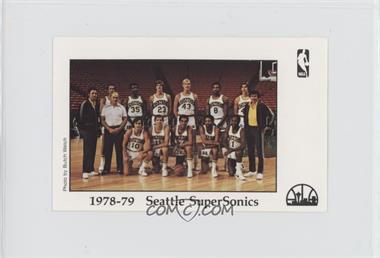1978-79 Seattle Supersonics Police - [Base] #_SESU - Seattle SuperSonics Team Photo