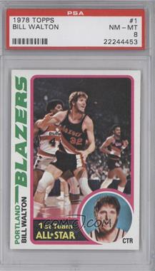 1978-79 Topps - [Base] #1 - Bill Walton [PSA 8 NM‑MT]