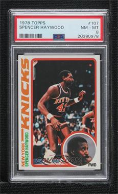 1978-79 Topps - [Base] #107 - Spencer Haywood [PSA 8 NM‑MT]