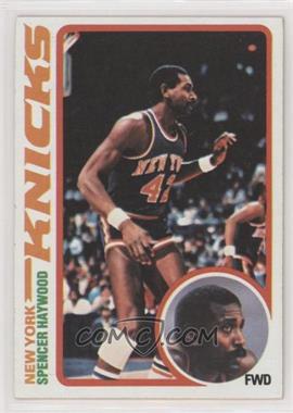 1978-79 Topps - [Base] #107 - Spencer Haywood