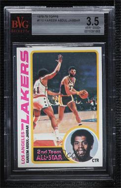 1978-79 Topps - [Base] #110 - Kareem Abdul-Jabbar [BVG 3.5 VERY GOOD+]