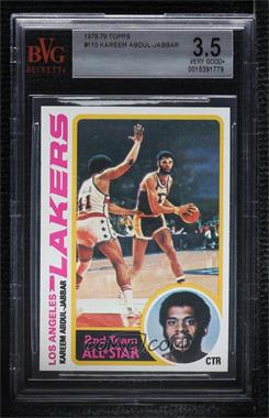 1978-79 Topps - [Base] #110 - Kareem Abdul-Jabbar [BVG 3.5 VERY GOOD+]