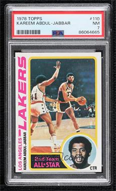 1978-79 Topps - [Base] #110 - Kareem Abdul-Jabbar [PSA 7 NM]