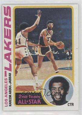 1978-79 Topps - [Base] #110 - Kareem Abdul-Jabbar