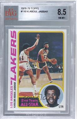 1978-79 Topps - [Base] #110 - Kareem Abdul-Jabbar [BVG 8.5 NM‑MT+]