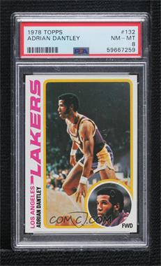 1978-79 Topps - [Base] #132 - Adrian Dantley [PSA 8 NM‑MT]