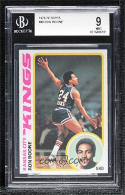 1978-79 Topps - [Base] #49 - Ron Boone [BGS 9 MINT]