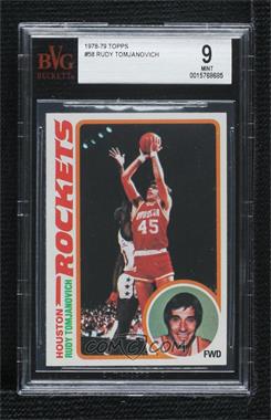 1978-79 Topps - [Base] #58 - Rudy Tomjanovich [BVG 9 MINT]