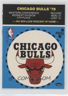 1979-80 Fleer NBA Basketball Team Stickers - [Base] #_CHBU.2 - Chicago Bulls Team (Blue)