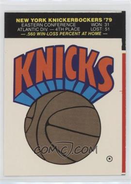 1979-80 Fleer NBA Basketball Team Stickers - [Base] #_NYKN - New York Knicks