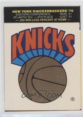 1979-80 Fleer NBA Basketball Team Stickers - [Base] #_NYKN - New York Knicks