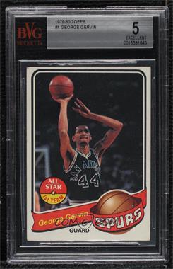 1979-80 Topps - [Base] #1 - George Gervin [BVG 5 EXCELLENT]