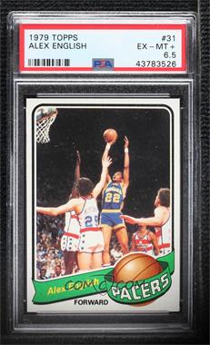 1979-80 Topps - [Base] #31 - Alex English [PSA 6.5 EX‑MT+]