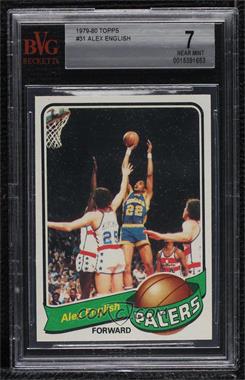 1979-80 Topps - [Base] #31 - Alex English [BVG 7 NEAR MINT]