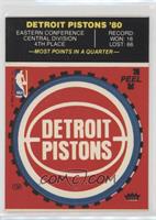 Detroit Pistons (Red; Puzzle Back)