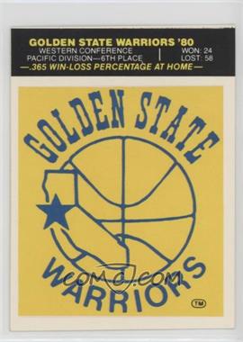 1980-81 Fleer NBA Basketball Team Stickers - [Base] #_GSWA - Golden State Warriors