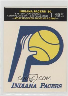 1980-81 Fleer NBA Basketball Team Stickers - [Base] #_INPA.1 - Indiana Pacers (Puzzle Back)