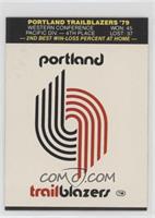 Portland Trail Blazers Team (No crowd visible on puzzle piece)