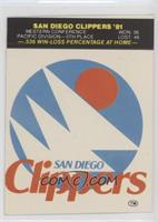 San Diego Clippers (Puzzle Back;)