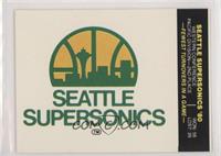 Seattle SuperSonics Team (Cartoon Back)
